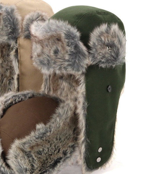 NEW ERA（ニューエラ）の「ニューエラ キャップ トラッパー ONSPOTZ別注（キャップ・メンズ・グレー/ブラック/カーキ/ストーン/ブルー/グレー系その他/ブラウン系その他/ネイビー/グリーン/キャメル・XL/L/M）」の7枚目の写真