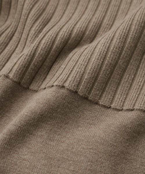 VIS（ビス）の「ボリュームスリーブニットミニワンピース（ワンピース・レディース・ブラウン/ブラック・FREE）」の12枚目の写真