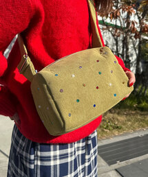 CIAOPANIC（チャオパニック）の「ラインストーンコーデュロイバッグ（トートバッグ・レディース）」