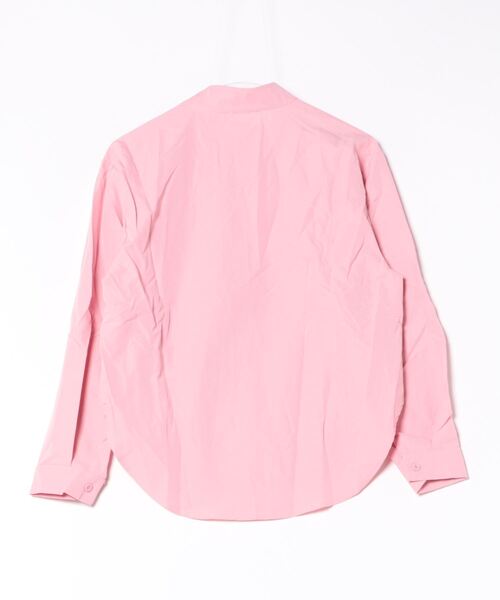 Mayree（メイリー）の「【Mayree】ピンク スキッパーデザイン シャツ ブラウス（シャツ/ブラウス・レディース・ピンク・SMALL/MEDIUM/LARGE）」の2枚目の写真