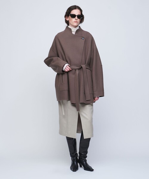 イウエン マトフ AEWEN MATOPH　フーデッド コート AEWEN MATOPH（イウエン マトフ）の「＜AEWEN MATOPH＞W/N