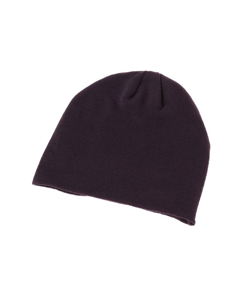MARMOT（マーモット）の「MARMOT KNIT BEANIE 24FW-G-03（ニットキャップ/ビーニー・レディース・ライトグレー/パープル・FREE）」の4枚目の写真
