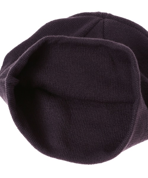 MARMOT（マーモット）の「MARMOT KNIT BEANIE 24FW-G-03（ニットキャップ/ビーニー・レディース・ライトグレー/パープル・FREE）」の6枚目の写真