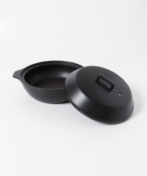 KINTO(キントー)の「KINTO KAKOMI 直火土鍋 1.2L(キッチンツール・レディース・ブラック・-)」の4枚目の写真