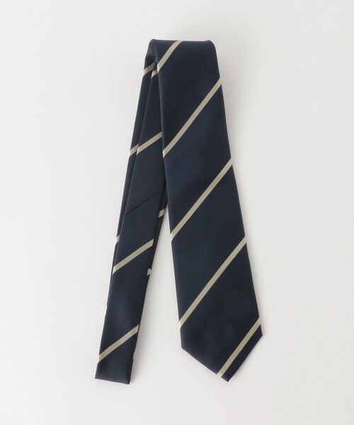 green label relaxing（グリーンレーベルリラクシング）の「GLR ジャパンタンゴ 8.0cm ストライプ3 ネクタイ（ネクタイ・メンズ・ダークブラウン/ベージュ/ネイビー・FREE）」の3枚目の写真