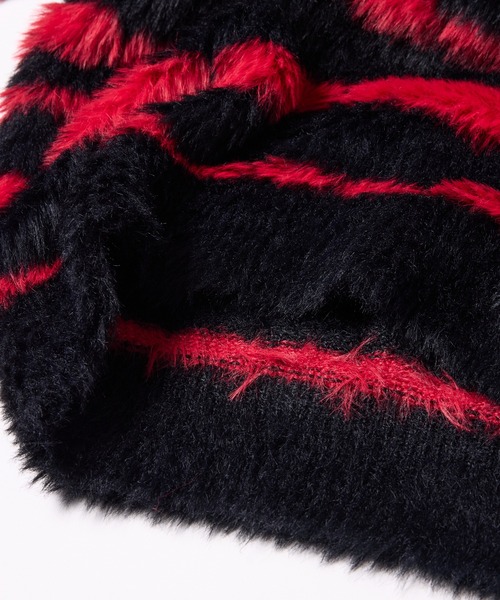 【セール】AFF AIVER フェザーヤーンディストーションボーダーニット（ニット/セーター）｜AFF AIVER（エイエフエフアイバー）