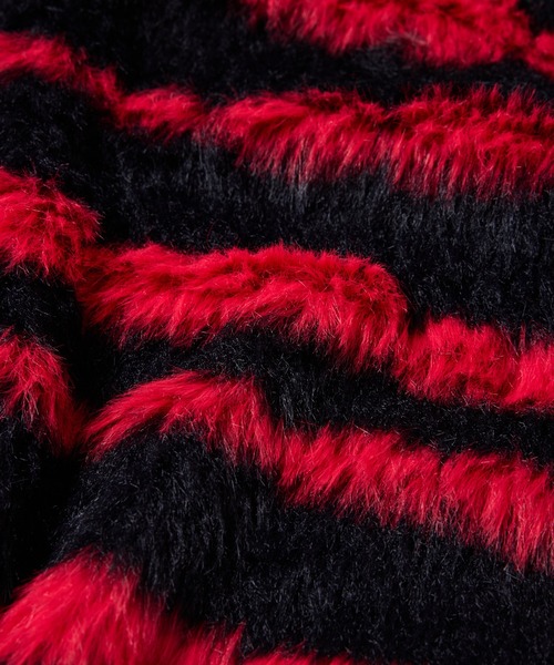 【セール】AFF AIVER フェザーヤーンディストーションボーダーニット（ニット/セーター）｜AFF AIVER（エイエフエフアイバー）