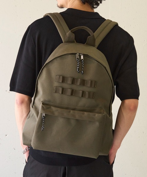 MILITARY（ミリタリー）の「【MAISON CLUB】バックパック リュックサック　/A4サイズ・PC収納可能　軽量/撥水/M-65/MA-1（バックパック/リュック・メンズ・ブラック/グレー/カーキ・FREE）」の16枚目の写真
