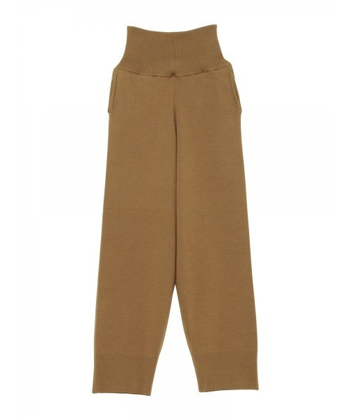 KEnTe（ケンテ）の「Simple Cotton Knit Pants（その他パンツ・レディース・ベージュ/ブラック/ブラウン/グリーン・M）」の2枚目の写真