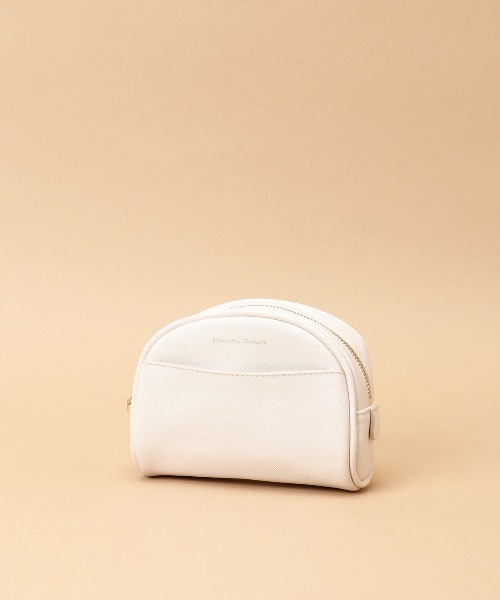 Samantha Thavasa（サマンサタバサ）の「アーチフォルム シンプルポーチ（ポーチ・レディース・モカ/ピンクベージュ/ブラック/オフホワイト・FREE）」の15枚目の写真