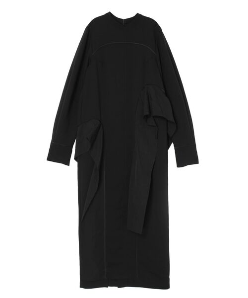 UN3D.（アンスリード）の「LAYERED PARTS OP / レイヤードパーツワンピース（ワンピース・レディース・ブラック・36/38）」の19枚目の写真