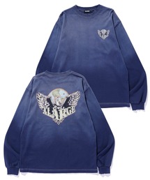 XLARGE(GNXg[W)EAGLE WINGS TO THE WORLD L/S TEE(TVc/Jbg\[)