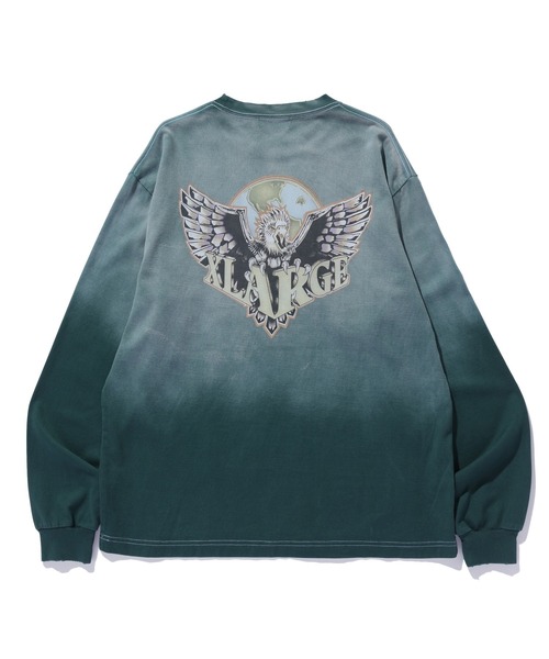 XLARGE(エクストララージ)の「EAGLE WINGS TO THE WORLD L/S TEE(Tシャツ/カットソー・メンズ・ブラック/グリーン/ネイビー・XL/L/M/S)」の20枚目の写真