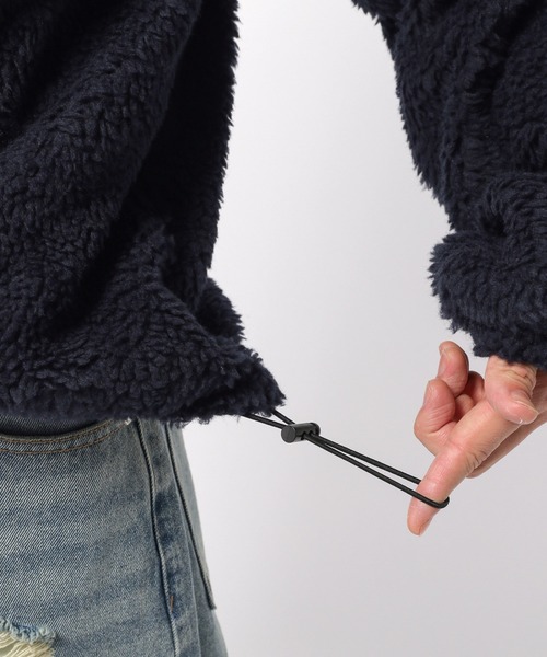 ALAND(エーランド)の「【UNISEX】ALAND/Aロゴワッペンボアブルゾン(ブルゾン・レディース・ネイビー/ベージュ・LARGE/MEDIUM)」の17枚目の写真