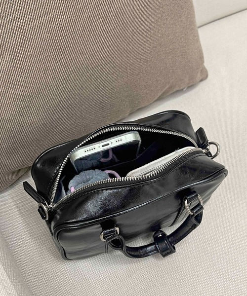 apres jour clair（アプレジュールクレア）の「【apres jour clair×ARIAZ】ミニボストンバッグ（ハンドバッグ・レディース・ブラック/ピンク・FREE）」の10枚目の写真