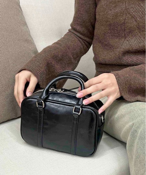 apres jour clair（アプレジュールクレア）の「【apres jour clair×ARIAZ】ミニボストンバッグ（ハンドバッグ・レディース・ブラック/ピンク・FREE）」の17枚目の写真