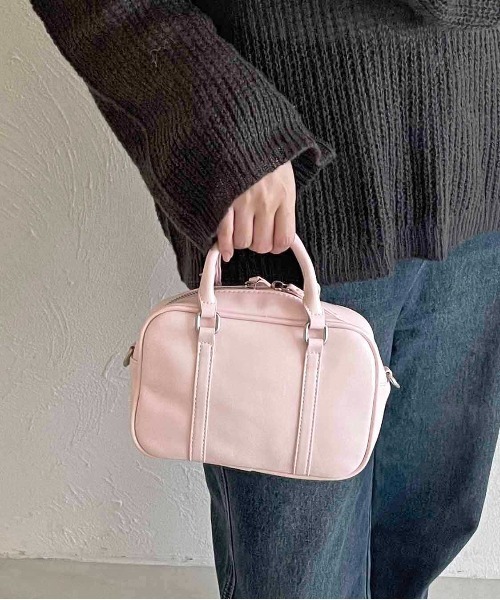 apres jour clair（アプレジュールクレア）の「【apres jour clair×ARIAZ】ミニボストンバッグ（ハンドバッグ・レディース・ブラック/ピンク・FREE）」の20枚目の写真