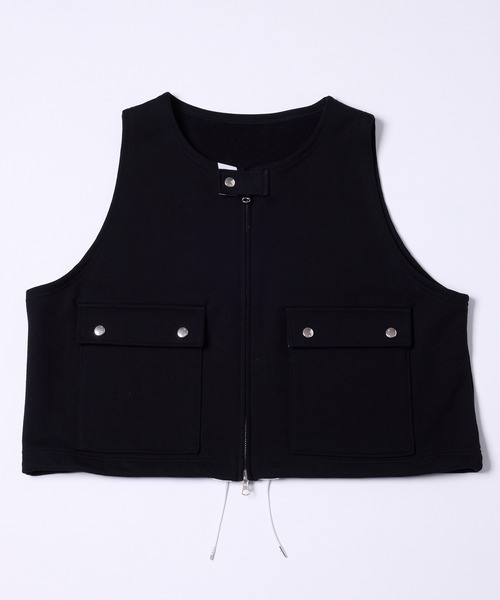 AIVER（アイバー）の「AIVER　ヘビースウェットショートベスト（スウェット・メンズ・チャコールグレー/グレー/ブラック・SMALL/LARGE/MEDIUM）」の19枚目の写真