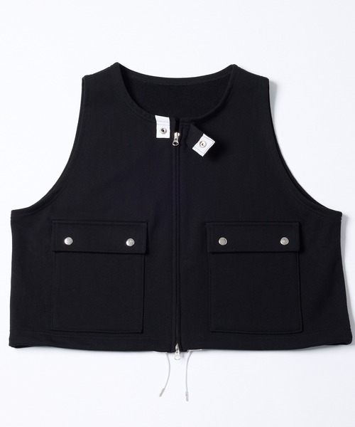 AIVER（アイバー）の「AIVER　ヘビースウェットショートベスト（スウェット・メンズ・チャコールグレー/グレー/ブラック・SMALL/LARGE/MEDIUM）」の22枚目の写真