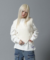 SIS（エスアイエス）の「SIS/エスアイエス/ニットベスト（ベスト）」