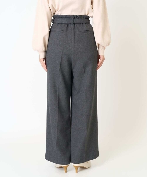 a.v.v(アーヴェヴェ)の「【洗える/毛玉になりにくい】ウール調ベルテッドパンツ(その他パンツ・レディース・チャコールグレー/ブラック・34/36/38/42/40)」の15枚目の写真