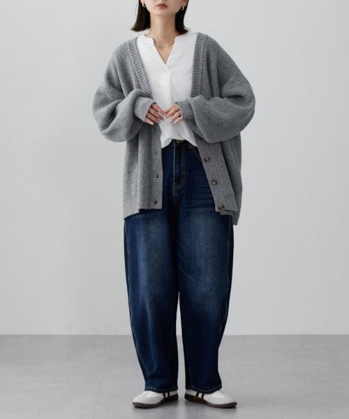 nissen(ニッセン)の「スキッパードルマンとろみブラウス(シャツ/ブラウス・レディース・オレンジ系その他/オフホワイト/ブラック・L/M/S/LL)」の16枚目の写真