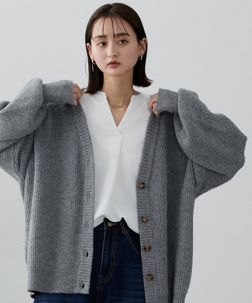 nissen(ニッセン)の「スキッパードルマンとろみブラウス(シャツ/ブラウス・レディース・オレンジ系その他/オフホワイト/ブラック・L/M/S/LL)」の17枚目の写真