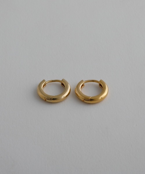 whoseA(フーシー)の「【silver925】NeatHoop15mmPierce16KGP/ニート フープピアス15mm(ピアス(両耳用)・メンズ・ゴールド・FREE)」の13枚目の写真