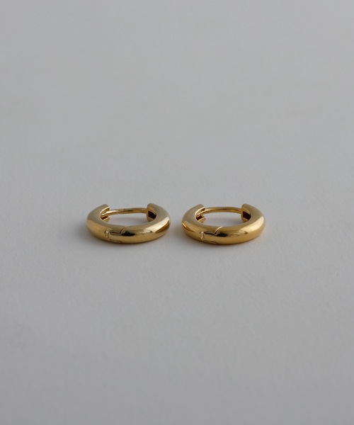 whoseA(フーシー)の「【silver925】NeatHoop15mmPierce16KGP/ニート フープピアス15mm(ピアス(両耳用)・メンズ・ゴールド・FREE)」の14枚目の写真