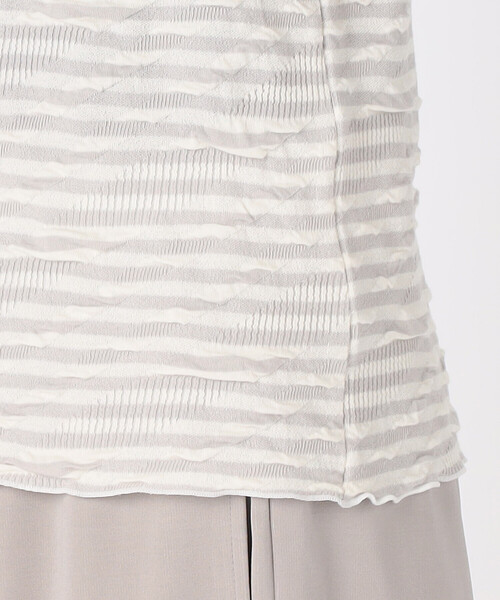 【セール】くしゅっボーダー カットソー（Tシャツ/カットソー）｜Gabardine K.T（ギャバジンケーティー） pattayablatt.com