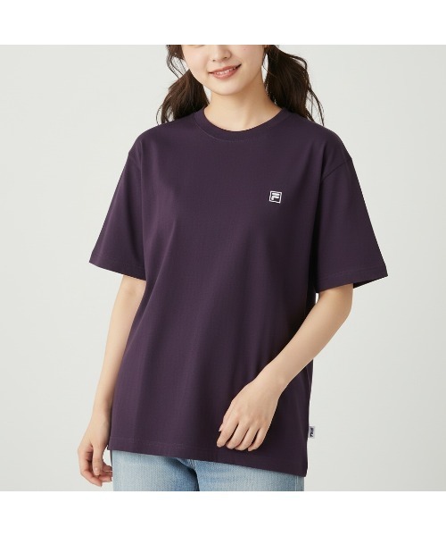 FILA（フィラ）の「S/SプリントTシャツ（Tシャツ/カットソー・メンズ・ワインレッド/ブルー/杢グレー/ブラック・M/L/LL）」の4枚目の写真