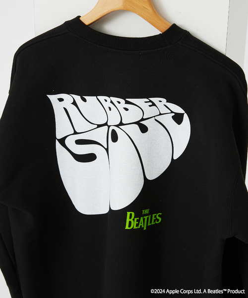 The Beatles(ザビートルズ)の「THE BEATLES / ビートルズ 別注 プリント スウェット(スウェット・メンズ・ホワイト/ライトブルー/ブラック/ブラック系その他・MEDIUM/LARGE)」の5枚目の写真