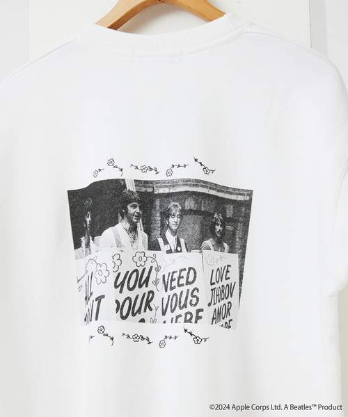 The Beatles(ザビートルズ)の「THE BEATLES / ビートルズ 別注 プリント スウェット(スウェット・メンズ・ホワイト/ライトブルー/ブラック/ブラック系その他・MEDIUM/LARGE)」の10枚目の写真