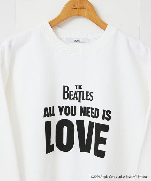 The Beatles(ザビートルズ)の「THE BEATLES / ビートルズ 別注 プリント スウェット(スウェット・メンズ・ホワイト/ライトブルー/ブラック/ブラック系その他・MEDIUM/LARGE)」の11枚目の写真