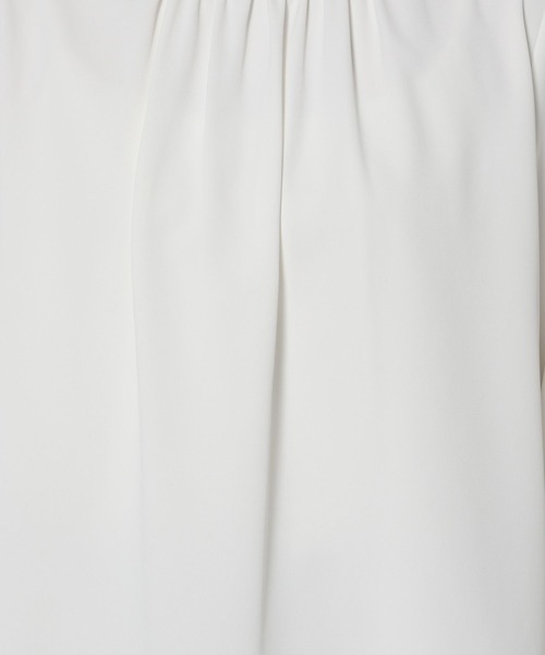 セール】お手入れラクラクスタンドギャザーブラウス/133608（シャツ