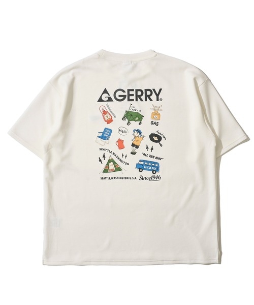GERRY(ジェリー)の「【GERRY/ジェリー】冷感ポンチバックプリントTシャツ(Tシャツ/カットソー・メンズ・チャコールグレー/ホワイト/ピンク/ライトグレー/ブルーグレー/ブラック・X-LARGE/LARGE/MEDIUM)」の11枚目の写真