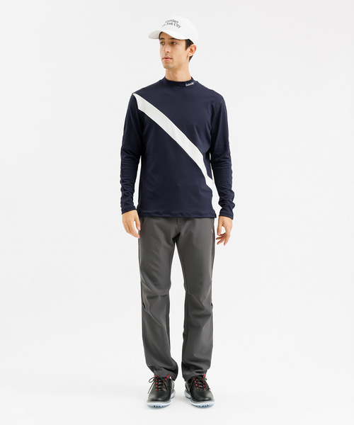Saturdays Golf(サタデーズゴルフ)の「Tech Mock Slash Shirt(Tシャツ/カットソー・メンズ・ネイビー/ホワイト/ブラック・L/M/S/XL/XXL)」の3枚目の写真