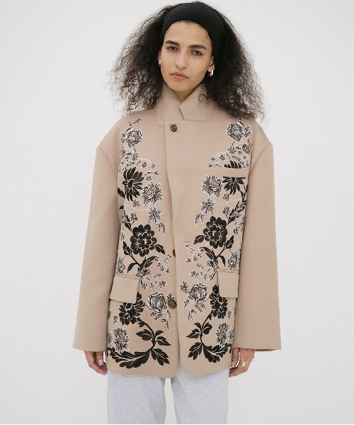CLANE クラネ LOOSE BELL SLEEVE JACKET セール】LOOSE BELL SLEEVE JACKET（テーラードジャケット