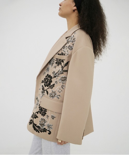CLANE FLOWER EMBROIDERY TAILORED ジャケット セール】FLOWER EMBROIDERY TAILORED JACKET（テーラードジャケット