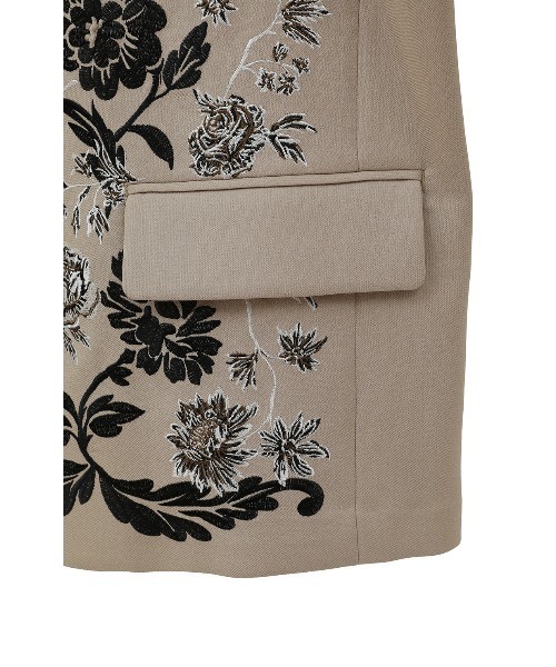 ジャケット・アウター clane FLOWER EMBROIDERY TAILORED JACKET セール】FLOWER EMBROIDERY TAILORED JACKET（テーラード