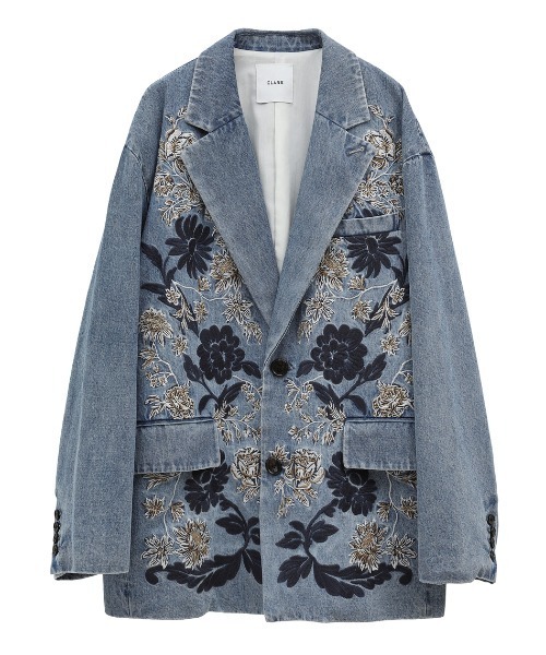 CLANE FLOWER EMBROIDERY TAILORED ジャケット セール】FLOWER EMBROIDERY TAILORED JACKET（テーラードジャケット