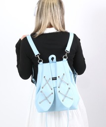 Salong hameu | PSYCHO NATION（サイコネーション） うさ耳 チェーン フェイクレザー リュックサック/バックパック(バックパック/リュック)