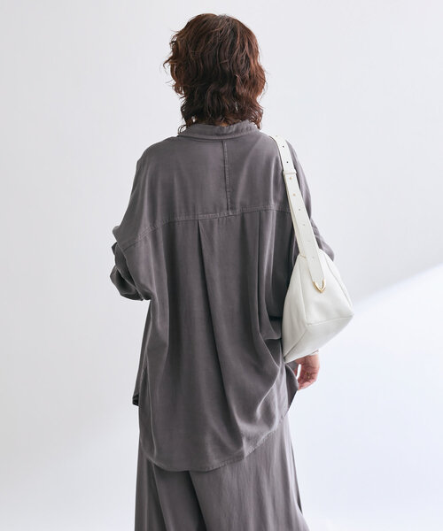 セットアップ可】ガーメントダイワイドシャツ（シャツ/ブラウス