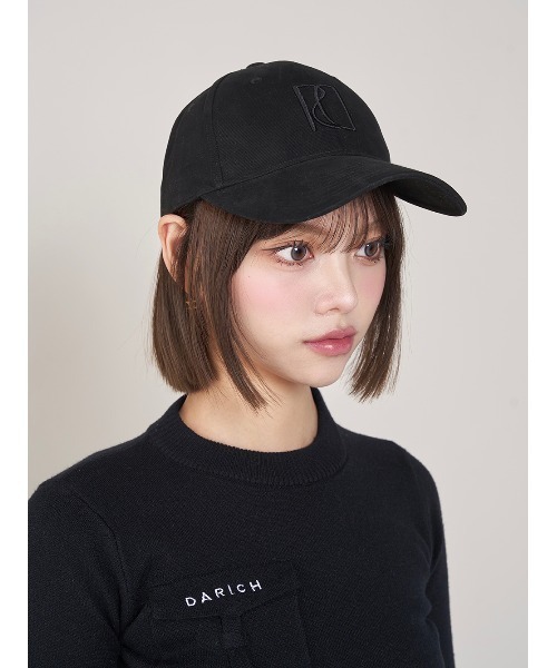 【新品】Darich ダーリッチ　RDロゴキャップ ダーリッチ Darich クリスタルロゴキャップ （ブラック