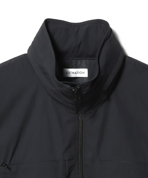ESTNATION（エストネーション）の「ESTNATION / ナイロン ビッグ ブルゾン（ブルゾン・レディース・ブラック/ベージュ・36/38）」の5枚目の写真