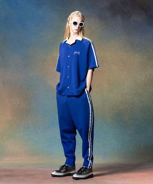 パンツ glamb Line Tape Track Pants セール】Line Tape Track Pants / ラインテープトラックパンツ