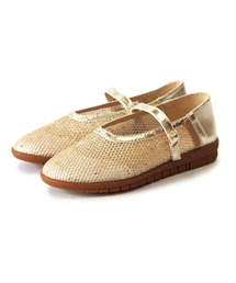 Minnetonka（ミネトンカ）の「MINNETONKA ミネトンカ / メッシュ メリージェーンフラットシューズ 25M01（パンプス）」