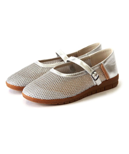 Minnetonka（ミネトンカ）の「MINNETONKA ミネトンカ / メッシュ メリージェーンフラットシューズ 25M01（パンプス・レディース・ブラック/シルバー/ダークブラウン/ゴールド・5/6/7/8/9）」の21枚目の写真