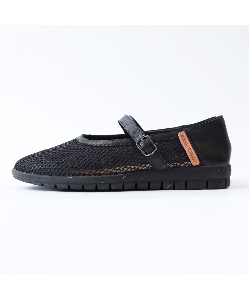 Minnetonka（ミネトンカ）の「MINNETONKA ミネトンカ / メッシュ メリージェーンフラットシューズ 25M01（パンプス・レディース・ブラック/シルバー/ダークブラウン/ゴールド・5/6/7/8/9）」の11枚目の写真
