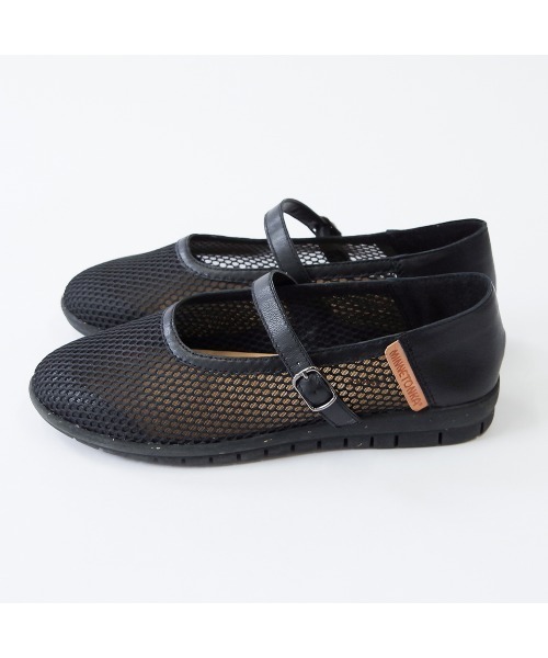 Minnetonka（ミネトンカ）の「MINNETONKA ミネトンカ / メッシュ メリージェーンフラットシューズ 25M01（パンプス・レディース・ブラック/シルバー/ダークブラウン/ゴールド・5/6/7/8/9）」の12枚目の写真